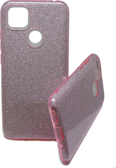 Mbrojtëse telefoni Forcell SHINING për Samsung Galaxy A55 5G, TPU PC, me shkëlqim, rozë transparente