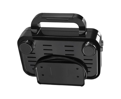 Toaster sanduiçësh Breville Ultimate Deep Fill VST082X, pjatë jo-ngjitëse, korpus inoksi, i zi