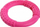 Lodër për qen Kiwi Walker TPR Rubber Ring, unazë 13 cm, rozë