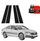 Foli karboni për shtylla GrizzGlass BodyShield, për Skoda Octavia 4 Hatchback, komplet mbrojtës, e zezë