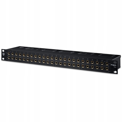 Patch bay Black Lion Audio PBR TRS, 48 pika, kontakte me ar, ngjyrë e zezë