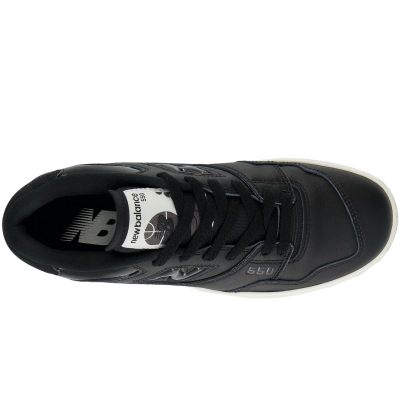 Atlete për gra New Balance 550 W BBW550ED, lëkurë dhe rrjetë, të bardha