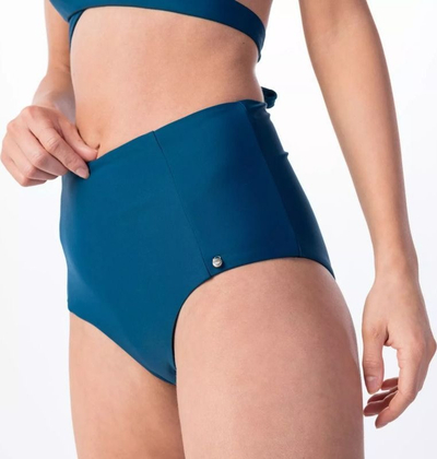 Pjesë e poshtme bikini Aquawave Palima Wmns, bel i lartë, për goca, blu e errët