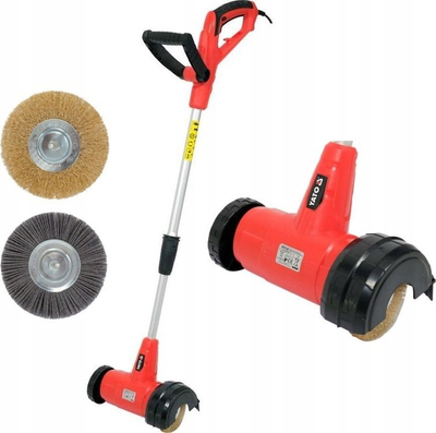 Furçë elektrike për barëra YATO, 400W, diametër 11cm, me 2 furça
