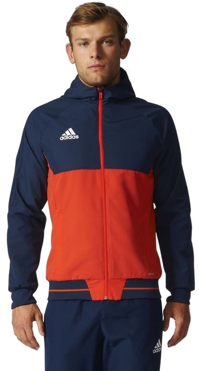 Bluzë futbolli Tiro 17, e kaltër / portokalli, masa XXL (BQ2781)