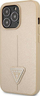 Kapak telefoni Guess Saffiano Triangle Logo për iPhone 14 Pro Max 6.7", hardcase, bej