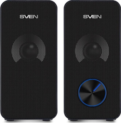 Altoparlantë kompjuteri Sven 335, 2.0 stereo, USB, të zinj
