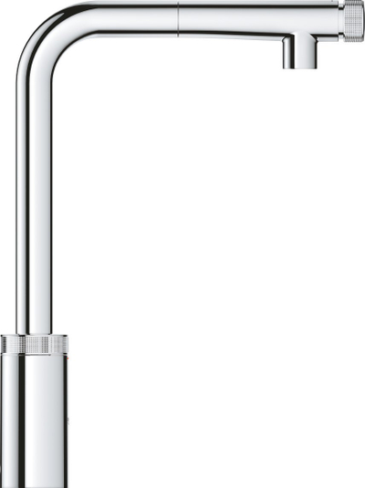 Rubinet kuzhine Grohe Minta SmartControl 31613000, gryke L, dush tërheqës, krom