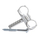 Mbajtës tubash Haushalt Double Pipe Holder D28, komplet 2 copë, plastikë, i bardhë
