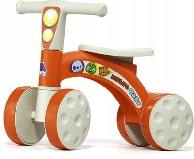 Tricikël Moltó Baby, pa pedale, për kalamaj 1+, i kuq