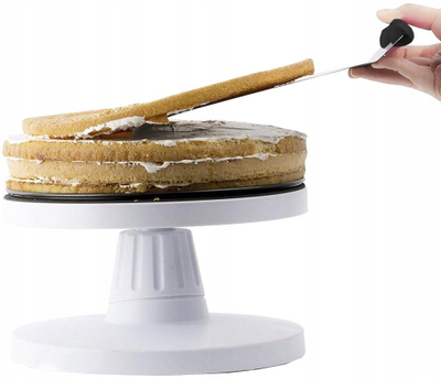 Spatulë pastiçerie pa markë, 20 cm, çelik inox, dorezë silikoni, e argjendtë