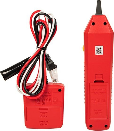 Detektor kabllosh UNI-T UT682D, 50-229 m, portativ, i kuq