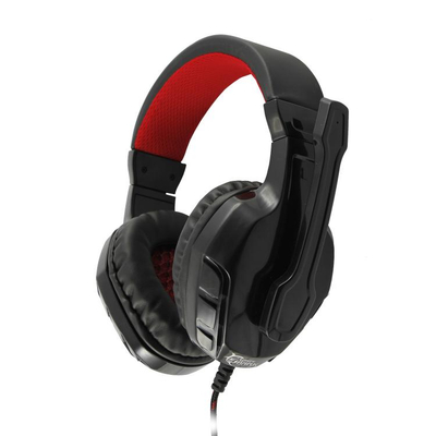 Kufje Gaming White Shark Panther GHS-1641, të zeza/kuqe