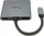 Docking station Equip 133484 USB C, HDMI 4K, alumini, argjendtë