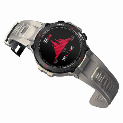 Smartwatch Gravity GT7-4, ekran 1.28", Bluetooth, gri