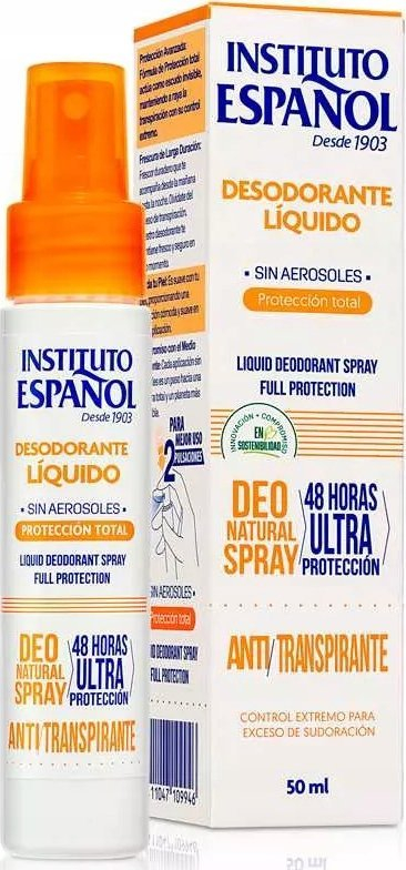 Deodorant spray Instituto Español Total Protection, 50ml
