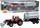 Lodër traktor me cisternë Leantoys, 58 cm, plastikë, i kuq