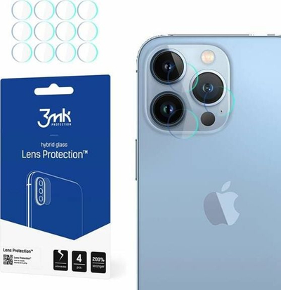 Xham mbrojtës për kamerë 3MK Hybrid Glass Apple iPhone 13 Pro, set 4 copë, transparent