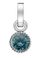 Pendant për varëse Rosefield PE-Silver-Dec, i argjendtë/ i kaltër