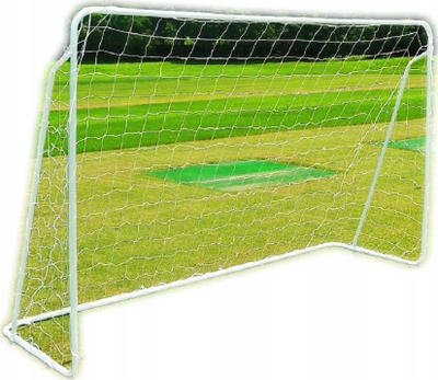 Portë futbolli Master Football Goal 240 x 150 x 90 cm, çelik, e bardhë