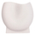 Dekor tavoline qeramike Glaze 26x14x25Hcm (HM4610.01), bardhë
