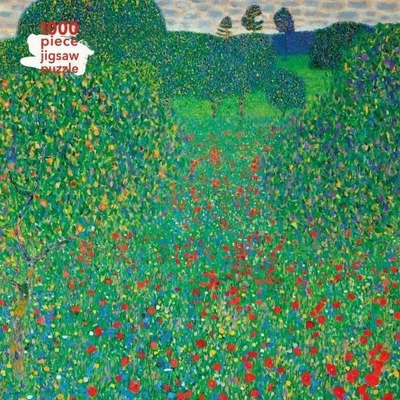 Puzzle me 1000 copa Gustav Klimt Poppy Field, për të rritur, me shumë ngjyra