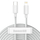 Kabllo karikimi Baseus USB C në Lightning, 150cm, Power Delivery 20W, e bardhë