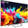 TV Metz Flat Screen 65MQE7600Z, 65\", ekran i sheshtë, i zi