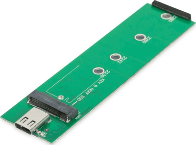 Kuti e jashtme SSD Digitus DA-71115, M.2 SATA, USB 3.1 Type-C, e zezë