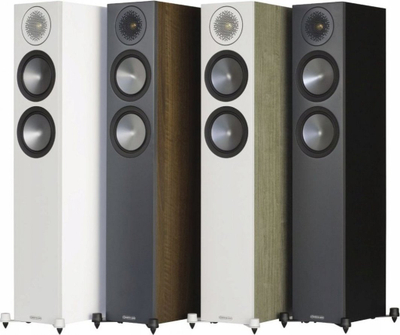 Kulla altoparlantësh Monitor Audio Bronze 500 6G, set çift, kolonë dyshemeje, të zinj