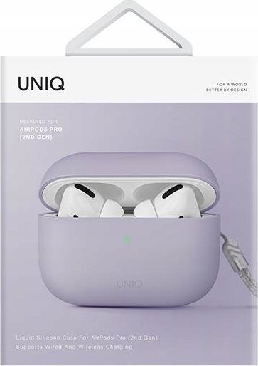Çantë për kufje Uniq Lino Case, me kapak mbrojtës, lejla