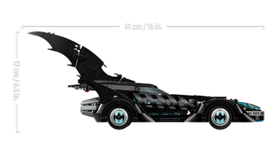 Maket koleksionues Batman Forever Batmobile, model dekorativ, i zi