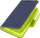 Këllëf telefoni Fancy Book Case për Xiaomi Redmi 7A, me magnet, me stand, blu navy-lime
