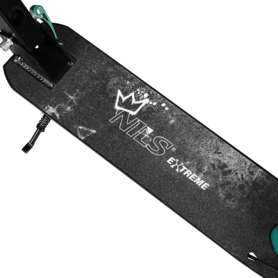 Trotinet NILS Extreme HM181T, sistem palosjeje, rrota urbane, gri
