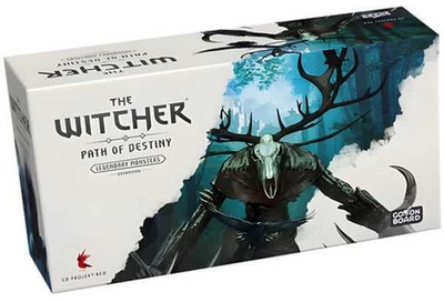 Lojë tavoline The Witcher Path of Destiny Legendary Monsters Expansion, 1-5 lojtarë, 14+, anglisht