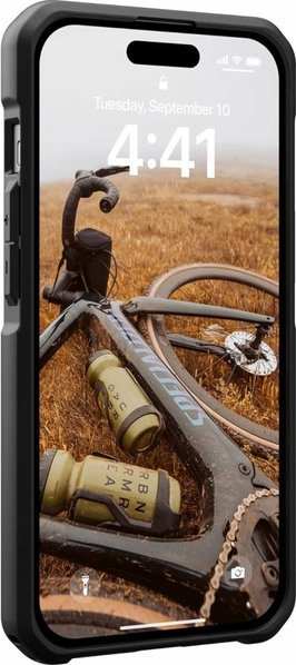 Mbrojtëse telefoni Urban Armor Gear Metropolis LT MagSafe për iPhone 15, Kevlar, e zezë