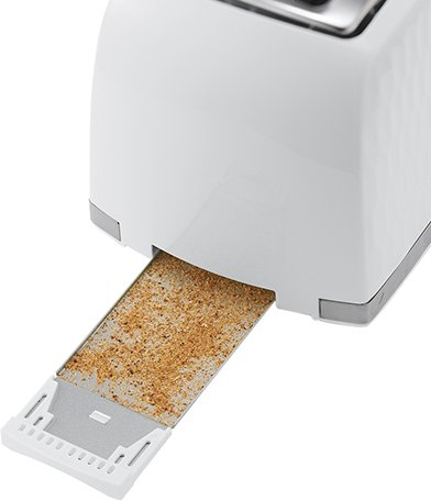 Toster Russell Hobbs Honey Comb 26060-56, 2 feta, 850W, i bardhë