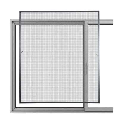 Rrjetë mushkonjash për dritare Tesa Comfort, 150x130 cm, alumini, gri