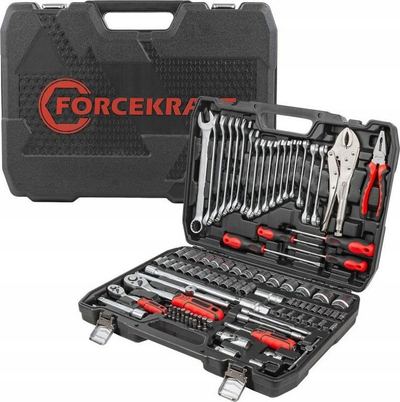 Set veglash çelësa dhe bit, 101 copë, 1/4" 1/2", 6-këndor