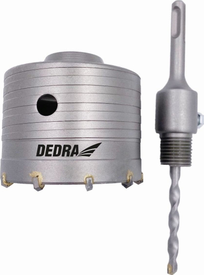 Freza vrime Dedra HM, 100mm, SDS Plus, gri