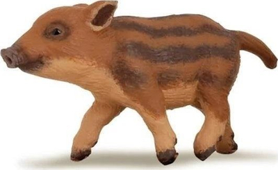 Figurë lodër PAPO derr i egër i vogël, seri Wild Animal Kingdom, PVC, kafe