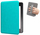 Këllëf lëkure për Kindle Paperwhite 6 Signature Edition, gjenerata e 12-të, me rrip dore, blu