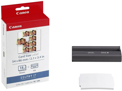Set etiketash dhe ngjyrash Canon KC-18IL (18 copë / 22 x 17.3mm)                  