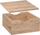 Modul rafti me sirtar Mix N' Modul Five Wood, 31 x 31cm, dru natyral