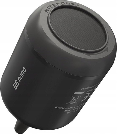 Pastrues ajri Nitecore BB Nano, USB-C, i rikarikueshëm, i zi