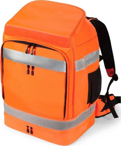 Çantë shpine për hiking Dicota HI-VIS, 65 L, portokalli