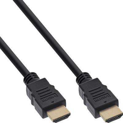 Kabllo HDMI InLine High Speed, 7.5m, me Ethernet, e zezë