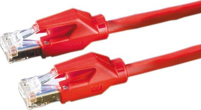 Kabllo rrjeti Datwyler, RJ-45 në RJ-45, 1m, CAT 6 SSTP, pa halogjen, e kuqe