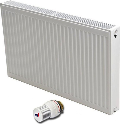 Radiator panel Korado RADIK KLASIK 22-500/1200, lidhje anësore, 500x1200mm, i bardhë