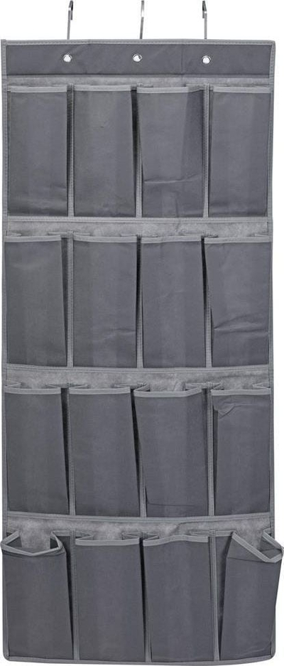 Organizues varës për dollap Storage Solutions, 16 xhepa, tekstil, gri